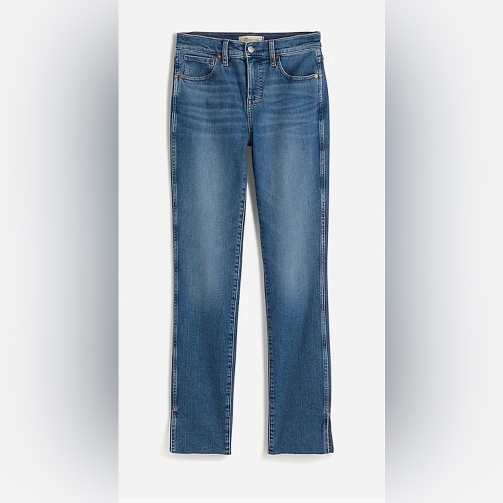 NWT! Madewell Tall 32 mid rise stovepipe jeans, raw hem